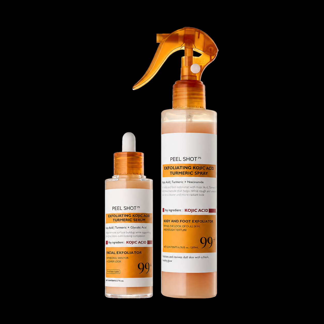 Peel Shot Kojic Acid Turmeric Duo